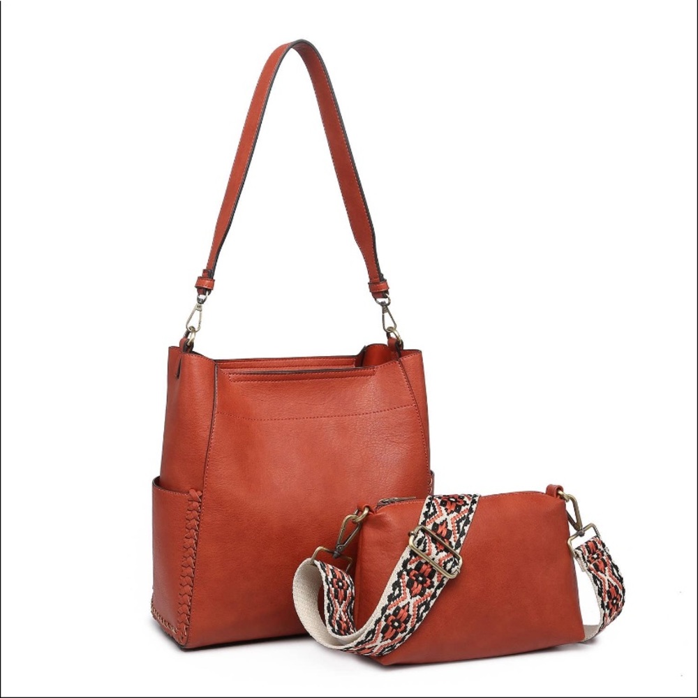 2-in-1 Bucket Bag w Guitar Strap